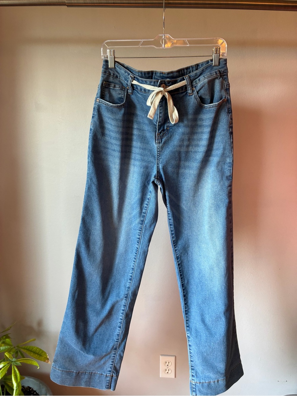 Sidefeel Women’s Wide Leg Jeans – Size 12
